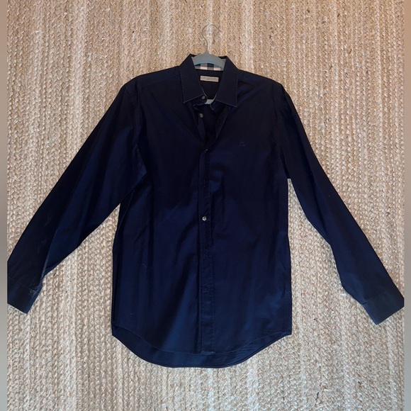 Navy Blue Burberry Short ManSize M